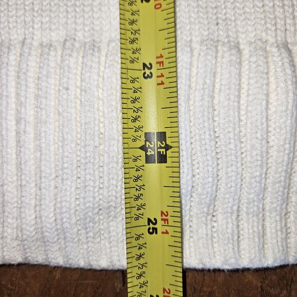 Amazon Essentials Womens 1x Eggshell White Funnel Neck Organic Sweater New - Picture 7 of 8
